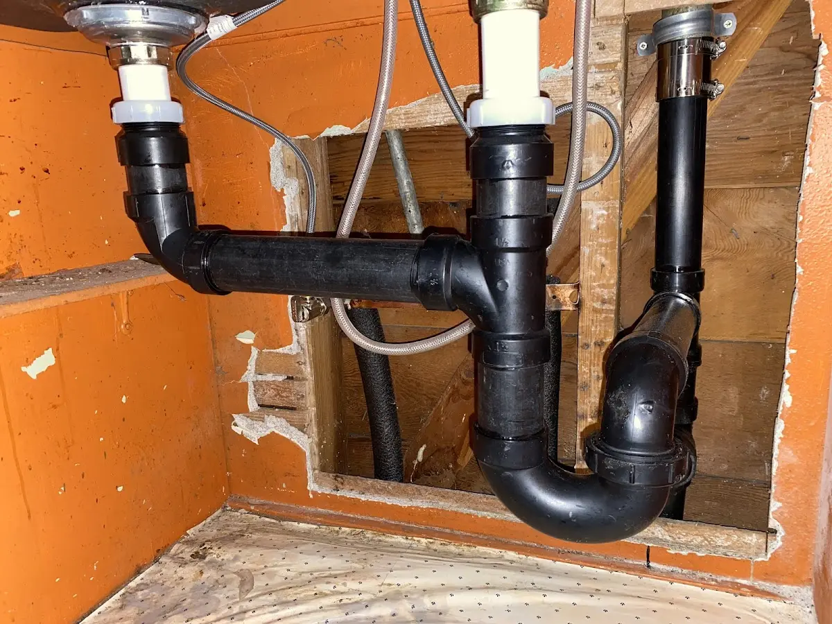 Professional Repiping Services equipment and tools on the job in New Baltimore